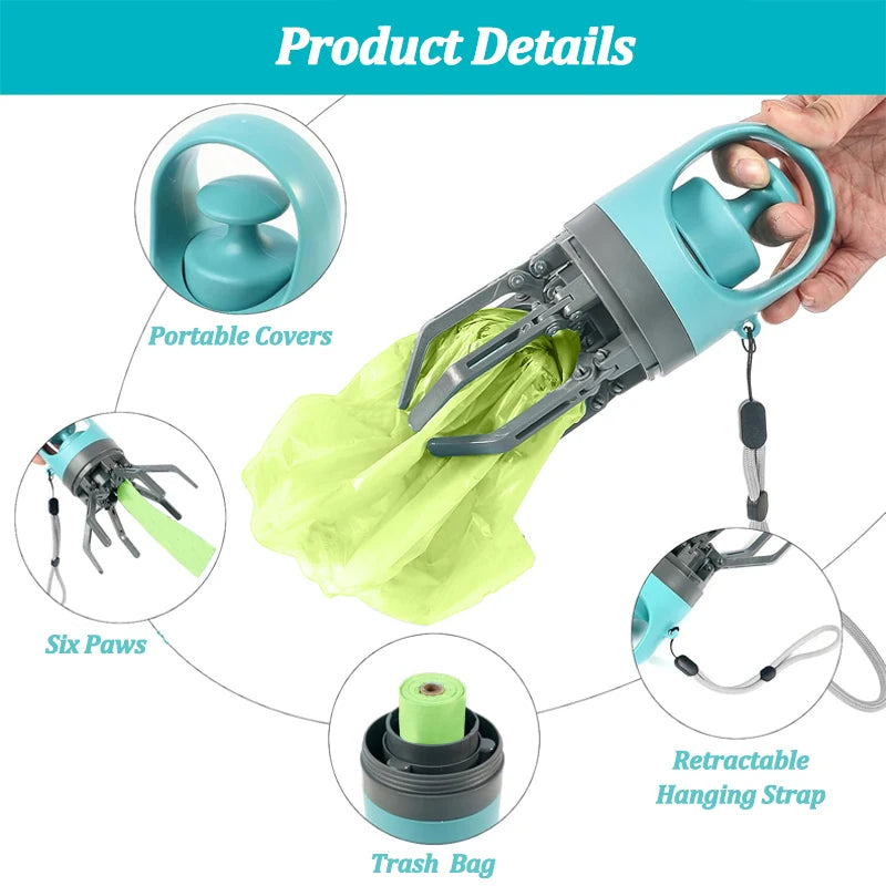 Recogedor Portátil de Cacas para Perros (2 en 1)